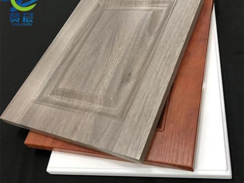 實(shí)木包覆門(mén)板材料櫥柜拼框門(mén)防潮防水免噴膠吸塑膜