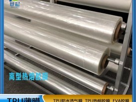 TPU熱熔膠膜  耐高溫  粘著力強(qiáng) 耐水洗  廠家直銷(xiāo)  ZC
