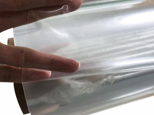 贊晨廠家現(xiàn)貨供應TPU高透明高彈性手袋膜化妝包面料吹氣膜材料